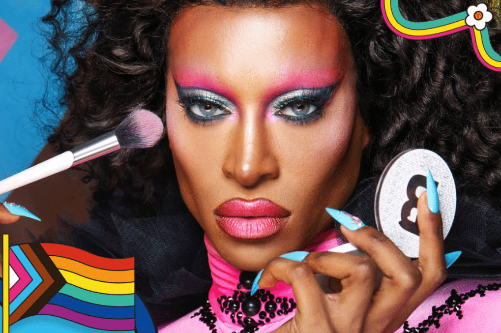 Tayce stars in the campaign for Beauty Bay's Pride collection. (Beauty Bay)