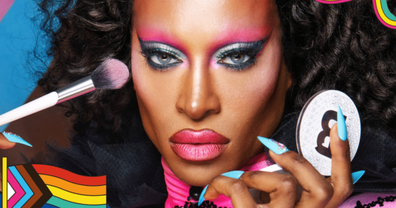 Tayce stars in the campaign for Beauty Bay's Pride collection. (Beauty Bay)