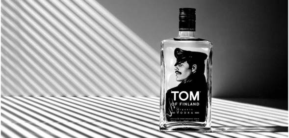 The Tom of Finland Vodka honours the the legendary artist whose homoerotic art has been hugely influential. (www.tomoffinlandvodka.com)