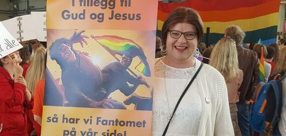 Elin Stillingen Norway church name ceremony trans