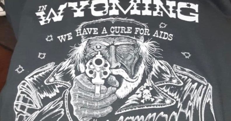 Wyoming bar homophobic t-shirts