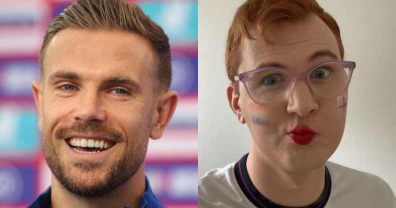 Euro 2020 non-binary fan Jordan Henderson