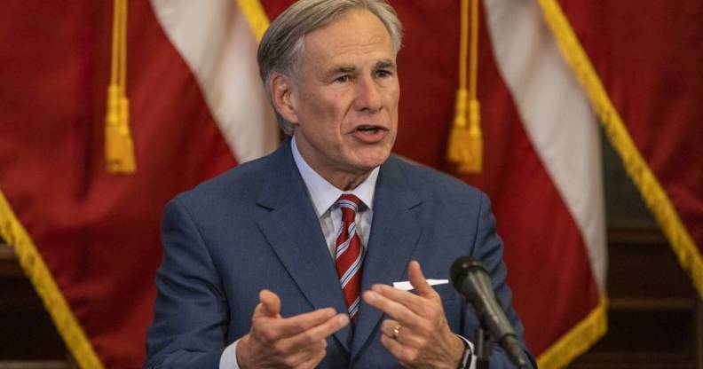 Republican Texas governor Greg Abbott