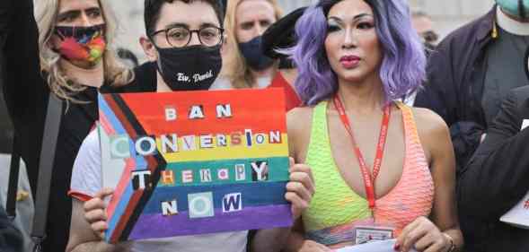 activist Ban conversion therapy now