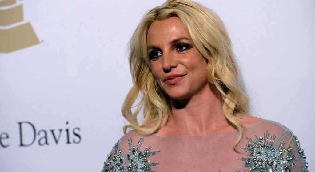 Britney Spears posing on the red carpet at an event