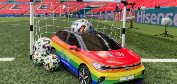 Volkswagen Tiny Football Car Pride Euro 2020