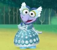 Gonzo wears a beautiful dress in the Muppet Babies episode Gonzo-rella