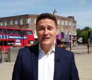 Labour MP Wes Streeting speaking in a video uploaded to Twitter about his recovery from kidney cancer