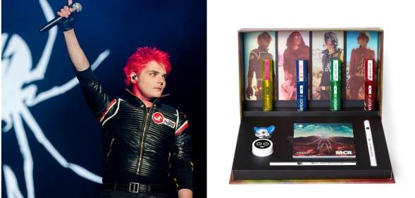 My Chemical Romance and HipDot makeup collection