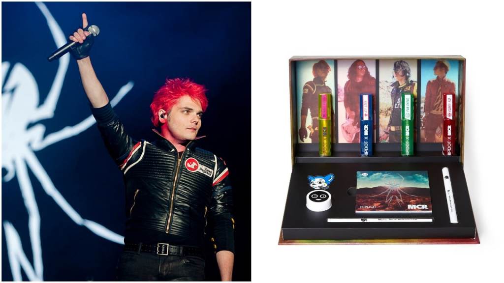 My Chemical Romance and HipDot makeup collection