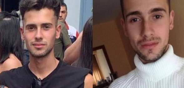 Two headshots of Samuel Luiz, one wearing a black t-shirt and another in a white turtleneck