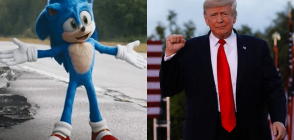 Sonic Trump GETTR