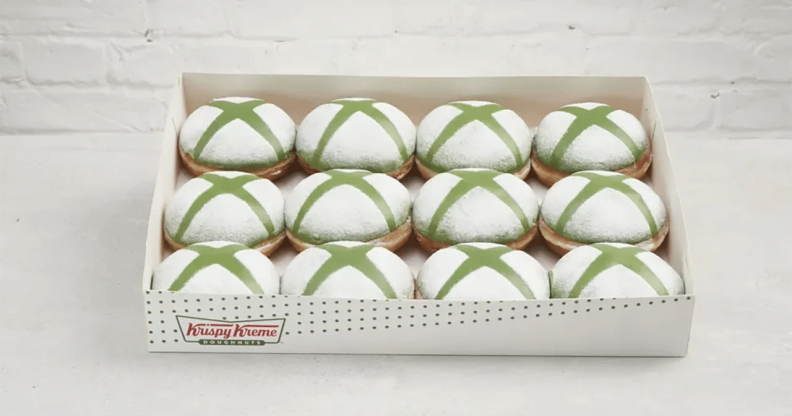 Xbox Krispy Kreme doughnuts