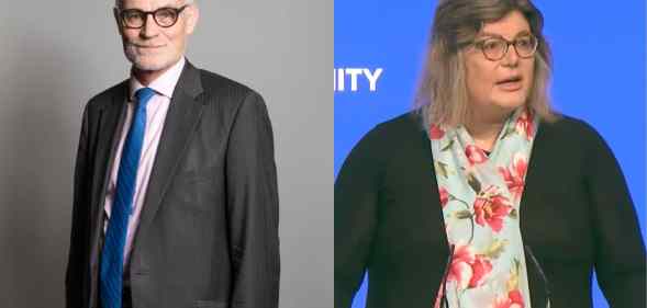 Tory MP Crispin Blunt and Conservative activist Sue Pascoe