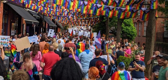 Manchester pride reclaim pride protest