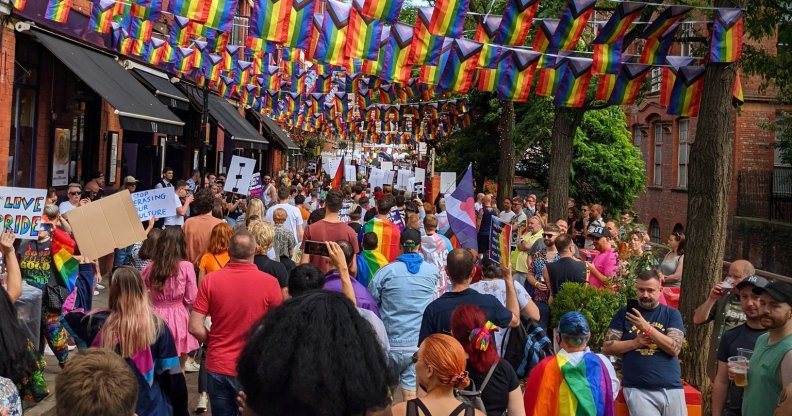 Manchester pride reclaim pride protest