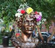 Marsha P Johnson new york bust statue Christopher Park