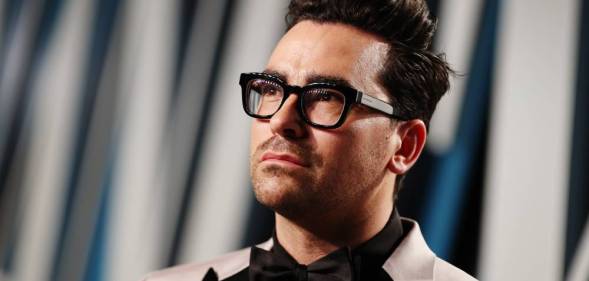 Dan Levy attends the 2020 Vanity Fair Oscar party