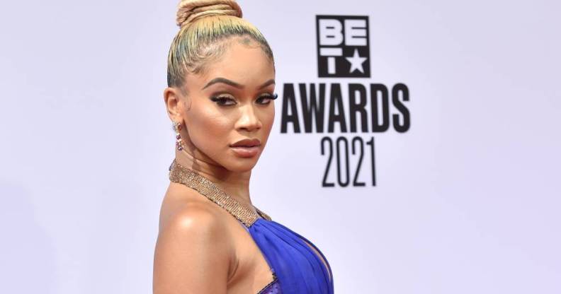 Saweetie attends the 2021 BET Awards