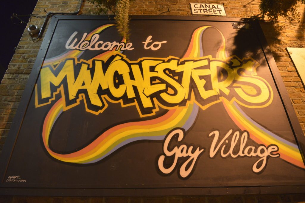 Manchester Pride takes place throughout Canal Street. 