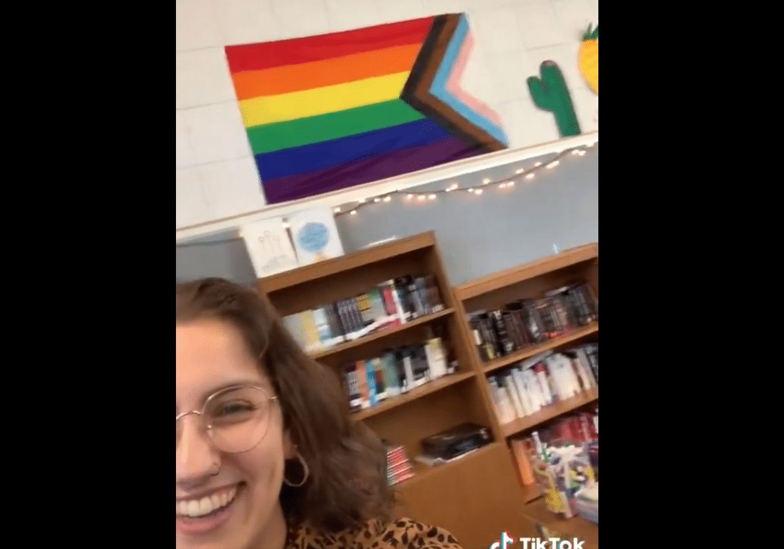Teacher 'removed from classroom' over light-hearted Pride flag TikTok