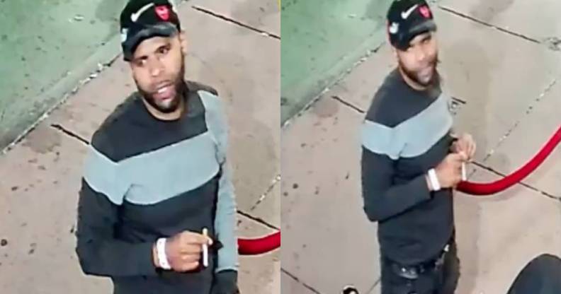 The NYPD images of man suspected of a homophobic hate crime