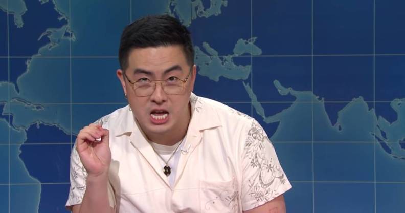 Bowen Yang on SNL Saturday Night Live's Weekend Update