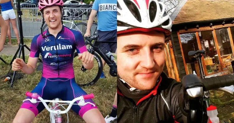 Gay elite British cyclist Clay Davies