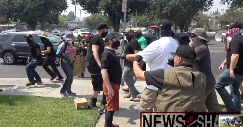 Proud Boys' so-called 'straight Pride' ends in chaos and violence