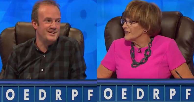 Countdown contestant and Anne Robinson