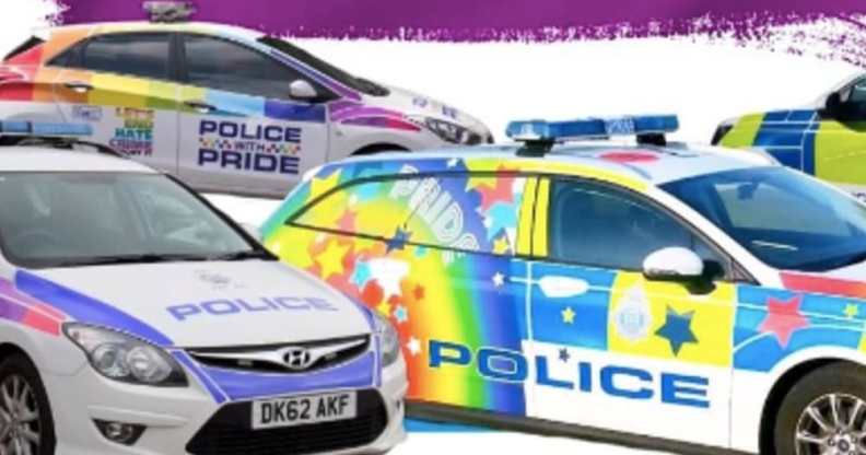 police hate crime car