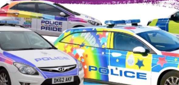police hate crime car