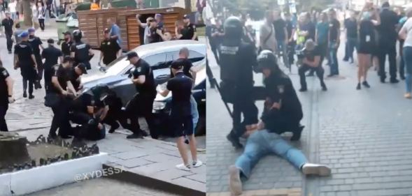 Ukraine police arrest far-right Pride crashers