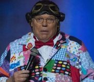 Roy Chubby Brown performs on stage