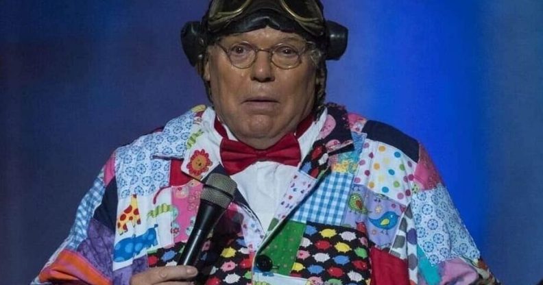 Roy Chubby Brown performs on stage