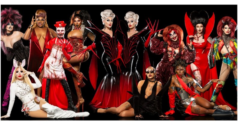 10 drag artists will compete on season four of The Boulet Brothers' Dragula.