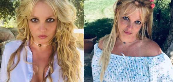 Britney Spears poses for pictures shared on her Instagram account
