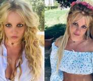 Britney Spears poses for pictures shared on her Instagram account