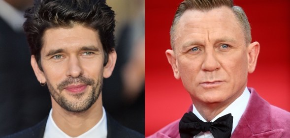 Headshots of Ben Whishaw and Daniel Craig