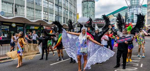 The Birmingham Pride parade