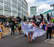 The Birmingham Pride parade