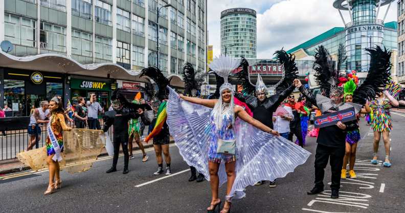 The Birmingham Pride parade