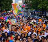 A Pride march in Taipei, Taiwan in 2019.