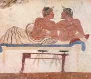 Ancient gay lovers, like those who made up the Sacred Band of Thebes