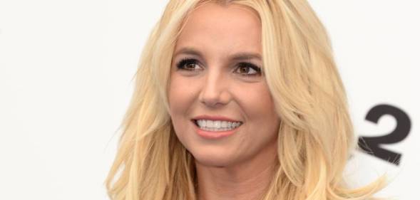 Britney Spears attends the premiere of Columbia Pictures' "Smurfs 2"