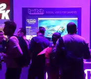 Twitch booth at the E3 show in 2016