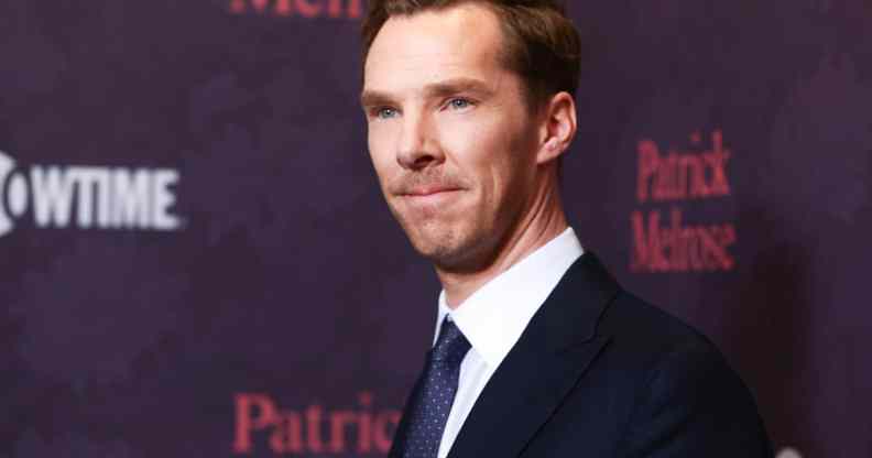 Benedict Cumberbatch on the red carpet
