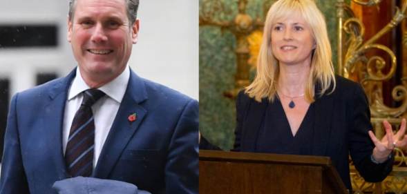 Keir Starmer and Rosie Duffield