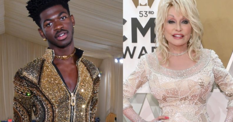 Lil Nas X at the Met Gala and Dolly Parton at the Country Music Awards