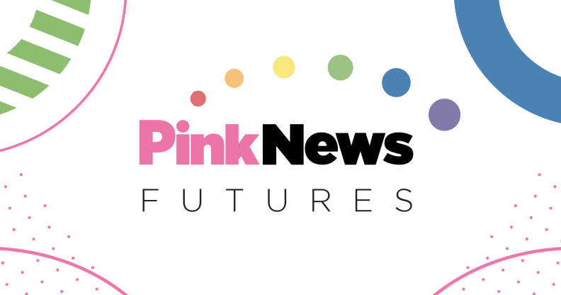 Text reading PinkNews Futures